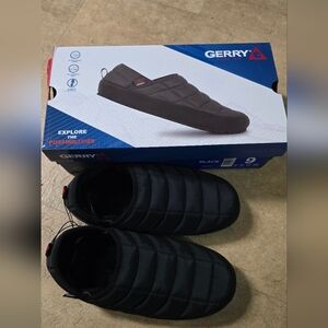 Gerry Weber Men's Black Quilted Slip-Ons